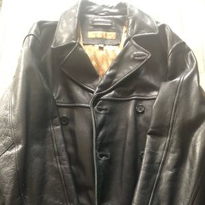 Brand is Andrew Marc, Color is Black and Size is Large